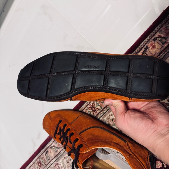 Prada Orange Snakers - Picture 2 of 6